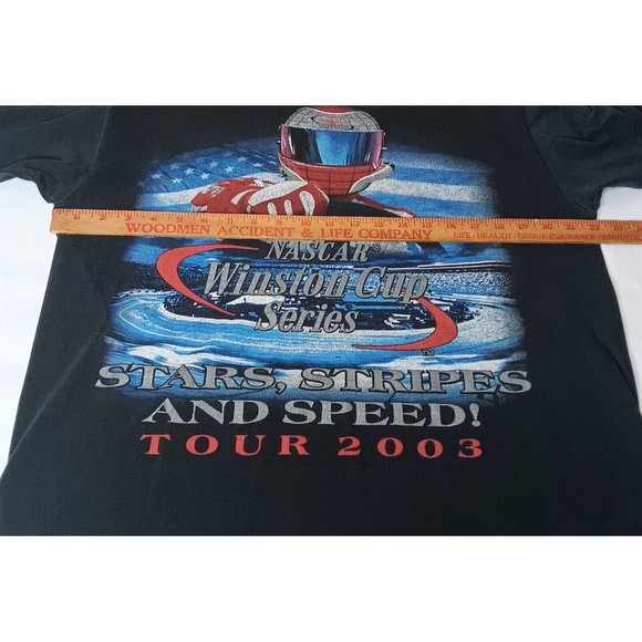 Vtg NASCAR Winston Cup Series Stars Stripes Speed Tour 2003 Large T Shirt Race - Picture 5 of 13